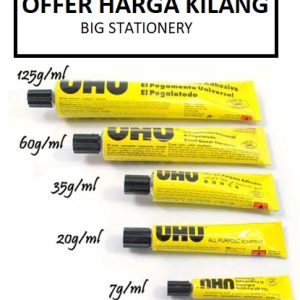 UHU ALL PURPOSE GLUE 7ml/20ml/35ml/60ml/125ml