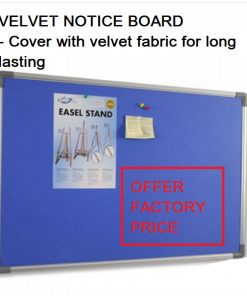 VELVET NOTICE BOARD 60CM X 90CM ( 2' x 3' )