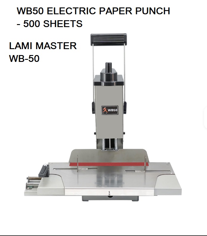 WB50 ELECTRIC PAPER PUNCHER WB50 ELECTRIC PAPER PUNCHER