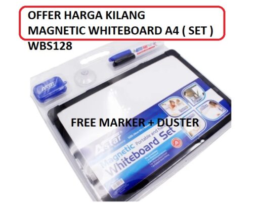 MAGNETIC WHITEBOARD A4 SET